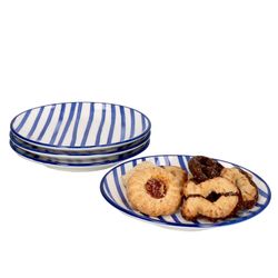 Ritzenhoff-270242-4er-Set-Streifen-mit-Deko.jpg 5cm Streifen Seaside - Ritzenhoff 270242_Bild_1