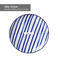 Teller-14-5cm-270242-WeissblaueStreifen--Bemassung.jpg 5cm Streifen Seaside - Ritzenhoff 270242_Bild_4