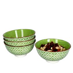 Ritzenhoff-744897-4erSet-Lime-Sao-mit-Deko.jpg 4er Set Schale 12cm Lime Sao - Ritzenhoff 744897 _Bild_1