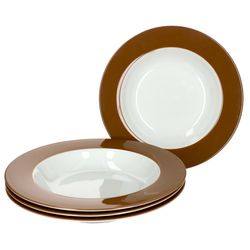 Ritzenhoff-545760-4erSet-Nougat.jpg 4er Set Suppenteller 22cm Nougat Doppio - Ritzenhoff 545760 _Bild_1