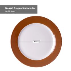 545777-Ritzenhoff-Breker-Speiseteller-Nougat-Doppio-Bemassung.jpg 4er Set Speiseteller 27cm Nougat Doppio - Ritzenhoff 545777 _Bild_4