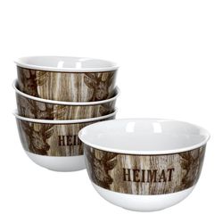 Ritzenhoff-407693-4erSet-Heimat-Hirsch.jpg 4er Set Schale tief 14cm Heimat Hirsch Chalet - Ritzenhoff 407693 _Bild_2