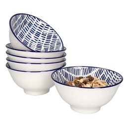 89987-Arte-Regal-Jail-Mueslischalen-blau-weiss-6er-Set-Deko.jpg 6er Set Müslischale Jail Blau Weiß - 89987_Bild_1