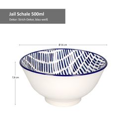 89987-Arte-Regal-Jail-Mueslischalen-blau-weiss-Bemassung.jpg 6er Set Müslischale Jail Blau Weiß - 89987_Bild_4