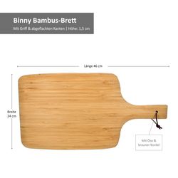 24501352-HIT-Binny-Bambus-Schneidebrett-mit-Griff-Bemassung.jpg 2tlg Schneidebrett Set Batiha + Binny - 24501352 + 24501324_Bild_5