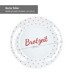 05-1018960-Boltze-Brotzeit-Bratzeit-Teller-Berta-Bemassung.jpg 6er Set Frühstücksteller Berta 19cm rot Brotzeit - 1018960_Bild_2
