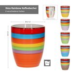 6er Set Kaffeebecher Ibiza Rainbow Summer - 24326544_Bild_6