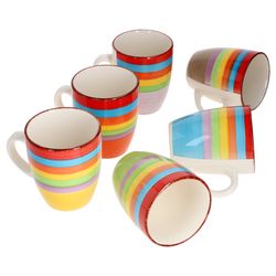 01-24326544-HIT-Ibiza-Summer-Kaffebecher-MIT-Henkel-6er-Set-01.jpg 6er Set Kaffeebecher Ibiza Rainbow Summer - 24326544_Bild_1