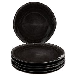 24327312-HIT-Reactive-Black-Zakynthos-Speiseteller-6er-Set.jpg 6er Set Speiseteller Zakynthos Reactive Glaze Schwarz - 24327312_Bild_2