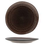 6er Set Dessert- Kuchenteller Samos Reactive Glaze Braun - 24327306_Bild_3