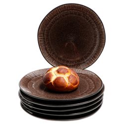 24327306-HIT-Reactive-Brown-Santorini-Kuchenteller-6er-Set-Deko.jpg 6er Set Dessert- Kuchenteller Samos Reactive Glaze Braun - 24327306_Bild_1