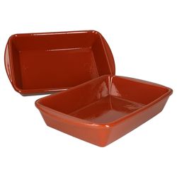 99522-Arte-Regal-Auflaufform-26x19cm-2er-Set.jpg 2er Set Auflaufform Ton 26x19cm - 99522_Bild_2