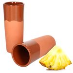 2er Set Tonbecher 330ml teilglasiert - 12968_Bild_1