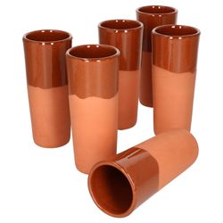 12968-Arte-Regal-Becher-330ml-teilglasiert-6er-Set.jpg 6er Set Tonbecher 330ml teilglasiert - 12968_Bild_4