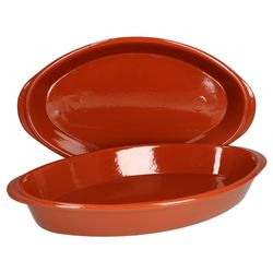 99518-Arte-Regal-Ovale-Auflaufform-37x23cm-2er-Set.jpg 2er Set Ovale Auflaufform Boris Ton 39x23cm L - 99518_Bild_5