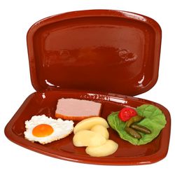 99525-Arte-Regal-Servierplatte-35x26cm-2er-Set-Deko.jpg 2er Set Servierplatte Ton 35x26cm - 99525_Bild_4
