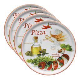04019-ZP2-Tabel-Roc-Saturnia-Pizzateller-31cm-Napoli-Red-4er-Set.jpg 4er Set Pizzateller Napoli Pizzafoods rot 31cm - 04019#ZP2_Bild_1
