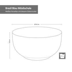 409253-Ritzenhoff-und-Breker-Brazil-Blau-Mueslischalen-Bemassung.jpg 4er Set Schale tief Blau Brazil 14cm - 409253_Bild_4