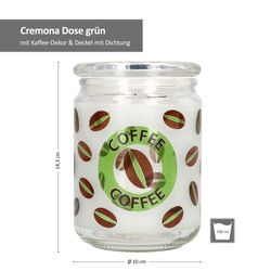 05-806199-Ritzenhoff-und-Breker-Cremona-gruen-Dose-700ml-Bemassung.jpg 2er Set Cremona Glas Dose grün 700ml Ritzenhoff & Breker - 806199_Bild_5