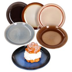 24301902-HIT-Earth-Kuchenteller-20cm-6er-Set-Deko.jpg 6er Set Dessert- Kuchenteller Earth - 24301902_Bild_1