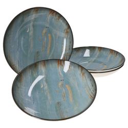 MDRMTBLM25CK-Bonna-Madera-Mint-Bloom-Teller-tief-25cm-4er-Set.jpg 4er Set Suppenteller Bonna Madera Mint Bloom 25cm - MDRMTBLM25CK_Bild_1