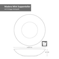 MDRMTBLM25CK-Bonna-Madera-Mint-Bloom-Teller-tief-25cm-Bemassung.jpg 4er Set Suppenteller Bonna Madera Mint Bloom 25cm - MDRMTBLM25CK_Bild_4