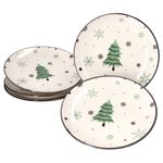 6er Set Kuchenteller Weihnachtsbaum 19cm - 23105706_Bild_2