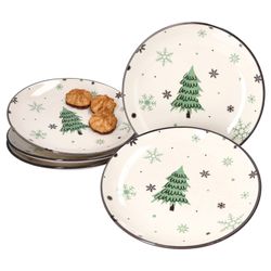 23105706-HIT-Weihnachtsbaum-Kuchenteller-19cm-6er-Set-Deko.jpg 6er Set Kuchenteller Weihnachtsbaum 19cm - 23105706_Bild_1