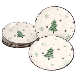 23105706-HIT-Weihnachtsbaum-Kuchenteller-19cm-6er-Set.jpg 6er Set Kuchenteller Weihnachtsbaum 19cm - 23105706_Bild_2