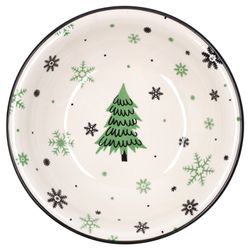 23105712-HIT-Weihnachtsbaum-Suppenteller-21cm-Einzeln-Draufsicht.jpg 6er Set Suppenteller Weihnachtsbaum 21cm - 23105712_Bild_2
