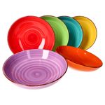 6er Set Spaghettiteller Uni bunt - 24326746_Bild_2