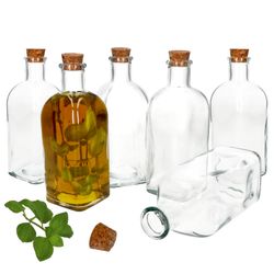 79886-Arte-Regal-Vivalto-Flaschen-500ml-6er-Set-Deko.jpg 6er Set Vivalto Flasche 500ml Korkverschluss 79886_Bild_2