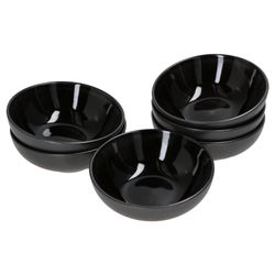 24321863-HIT-Reactive-Glaze-Black-Schale-4cm-6er-Set.jpg 6er Set Snack- & Dipschale Reactive Glaze Grey Black 12x4cm - 24321863_Bild_2