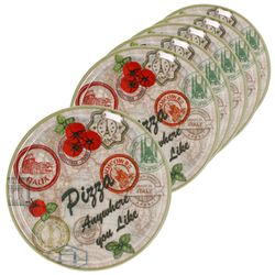 04019-ZCHAV-Table-Roc-Saturnia-Charme-Green-Pizzateller-31cm-6er-Set.jpg 6er Set Pizzateller Charme Green - Moskau grün - 31cm - 04019#ZCHAV_Bild_5