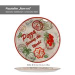 6er Set Pizzateller Charme Red + Charme grün - Rom rot + Moskau grün - 33cm - 04018#ZCHAR + 04018#ZCHAV_Bild_4