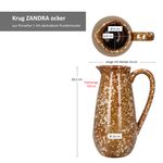 B. F. Krug Zandra ocker mit weißen Punkten aus Porzellan - 2015292_Bild_5