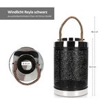 B. Windlicht Reyla groß schwarz & Chrome - 2019903_Bild_5