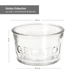 2er Set Gelato Eisbecher Glas 150ml_Bild_6