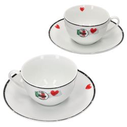 02-412857-Ritzenhoff-und-Breker-Caffee-Amore-Cappucinotassen-4tlg-Set.jpg 4tlg Set Caffee Amore Cappuccinotasse mit Untertasse - 412857_Bild_2