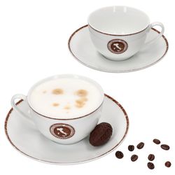 01-412888-Ritzenhoff-und-Breker-Authentic-Italian-Cappucinotassen-4tlg-Set-Deko.jpg 4tlg Set Authentic Italian Cappuccinotasse mit Untertasse - 412888_Bild_1