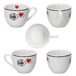 4tlg Set Espressotasse + Untertasse Caffee Amore - 412840_Bild_4