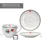 4tlg Set Espressotasse + Untertasse Caffee Amore - 412840_Bild_6