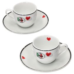 02-412840-Ritzenhoff-und-Breker-Caffee-Amore-Espessotassen-4tlg-Set.jpg 4tlg Set Espressotasse + Untertasse Caffee Amore - 412840_Bild_2