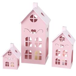 01-2003807-Boltze-Laterne-Kufstein-Haus-3tlg-Set-rosa.jpg B. 3tlg. Set Laterne Kufstein rosa aus Metall - 2003807_Bild_1