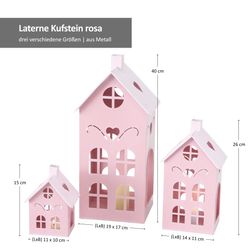 08-Boltze-2003807-Laterne-Kufstein-Haus-3tlg-Set-rosa-Bemassung.jpg B. 3tlg. Set Laterne Kufstein rosa aus Metall - 2003807_Bild_8