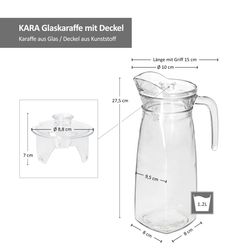 06-41335-Arte-Regal-Vivalto-Glaskaraffe-mit-Kunststoffdeckel-1-4L-Bemassung.jpg 4L - 41335_Bild_6