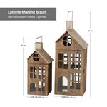 B. 2tlg Set Laterne Marling braun aus Holz - 2026297_Bild_8