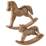 B./2 2tlg Set Deko-Aufsteller Percha Schaukelpferd - 2027382_Bild_1