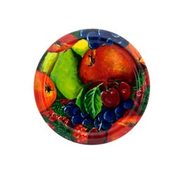 sturzglas-deckel-obst-2-1.jpg 75er Set Sturzglas 125 ml Marmeladenglas Einmachglas Einweckglas To 66 Obst Dekor Deckel incl. Diamant-Zucker Gelierzauber Rezeptheft_Bild_1