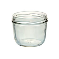 sturzglas-230-ml-ohne-deckel-1.jpg 25er Set Sturzglas 230 ml Marmeladenglas Einmachglas Einweckglas To 82 schwarzer Deckel incl. Diamant-Zucker Gelierzauber Rezeptheft_Bild_3
